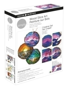 SET DALER ROWNEY CREATIVO PINTURA SOBRE MADERA
