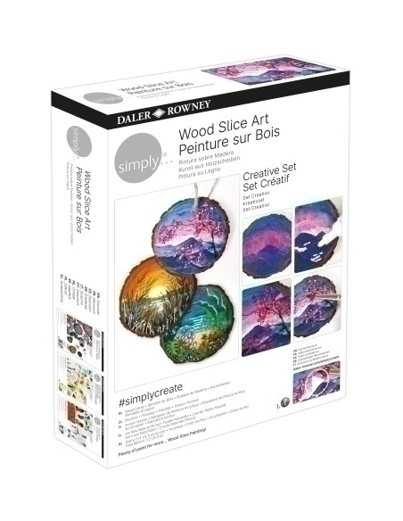 SET DALER ROWNEY CREATIVO PINTURA SOBRE MADERA