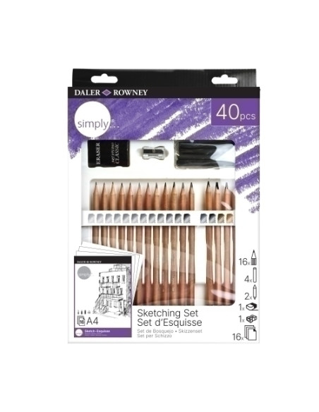 SET DALER ROWNEY ESBOZO ESTUCHE de 40