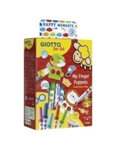 SET JUEGO GIOTTO BEBE HAPPY MOMENTS MY FINGER PUPPETS