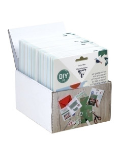 SET TARJETA CLAIREFONTAINE POP ART sobre 140x140 y tarjeta doble 135x135 EXPOSITOR de 30