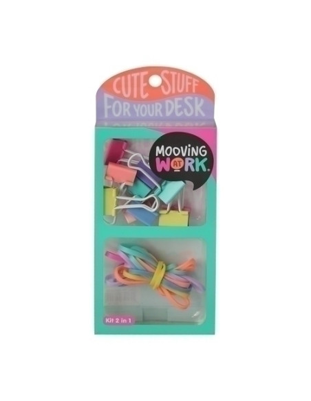 SET de PAPELERIA MOOVING KIT 2 EN 1 GREEN