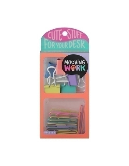 SET de PAPELERIA MOOVING KIT 2 EN 1 ORANGE