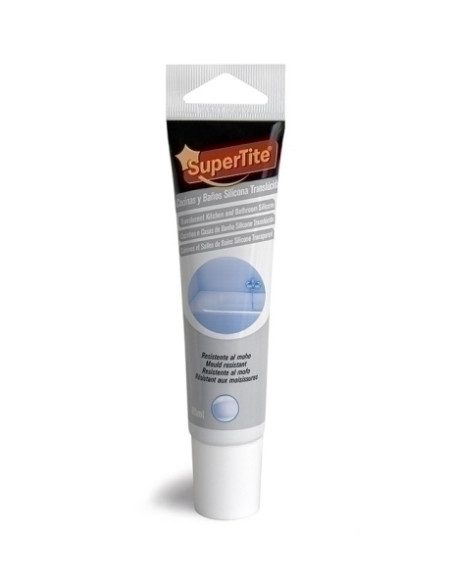 SILICONA SUPERTITE COCINABAÑO TRANSLUCIDA 85ml