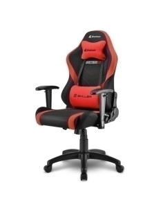 SILLA GAMING SHARKOON SKILLER SGS2 JUNIOR NEGROROJO