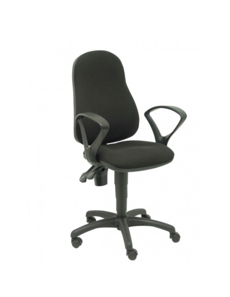 SILLA PIQUERAS Y CRESPO ALAMO BRAZOS FIJOS MECANISMO SINCRO RUEDAS AUTOFRENANTES TEJIDO RESISTENTE A LA ABRASION ARAN NEGRO