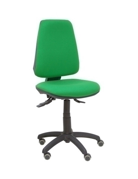 SILLA PIQUERAS Y CRESPO ELCHE S MECANISMO ASINCRO REGULABLE EN ALTURA RUEDAS PARQUET ASIENTO Y RESPALDO TAPIZADO BALI VERDE