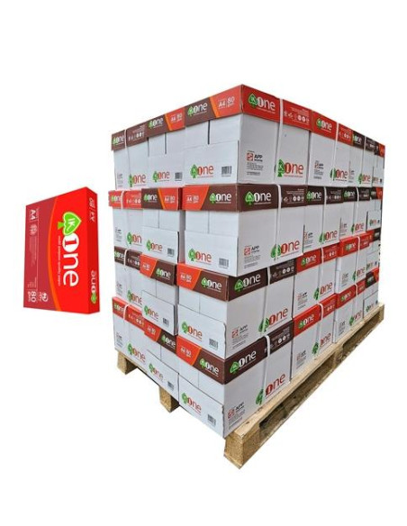 IK ONE PAPEL A4 80GR-  PALET 240 DE PAQUETES  PAPEL A4 COPY SOLO PENINSULA Y SERVICIO PUERTA BAJO NO SE DESPALETIZARA NI SUBIRAN