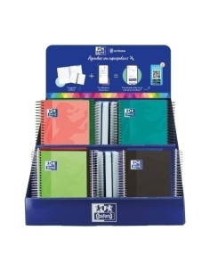 AGENDA ESCOLAR 2025-26 OXFORD EUSKERACASTELLANO SURTIDO EXPOSITOR de 38 16x 400195361 SCHOOL tEXTRA 8 DP 16x 400195354 SCHOOL tP