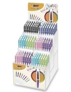 BOLIGRAFO BIC CRISTAL UP 12 mm SURTIDO EXPOSITOR DE 180 40x 949879 CRISTAL UP AZUL 40x 949880 CRISTAL UP NEGRO 100x 950446 CRIST