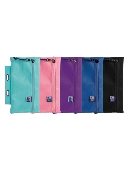 CARPEBLOC OXFORD SCHOOL EUROPEANBINDER TOUCH A4 4 anMIXTAS 35mm con RECAMBIO 80 hj CUADRIC5x5 SURTIDO CON PORTATODO 5 col pastel