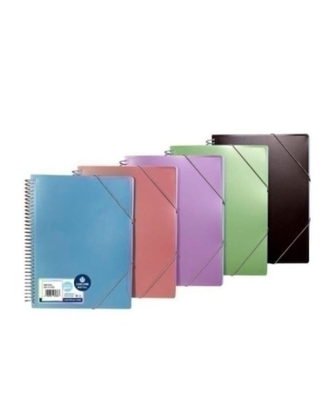 CARPETA FUNDAS TARIFARIO CARCHIVO METAL PP ARCHIVEX A4 SURTIDO EXPOSITOR DE 16 6x 53292099 20 FUNDAS 5x 53293099 30 FUNDAS 5x 53