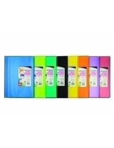 CARPETA FUNDAS TARIFARIO CARCHIVO PP CARCHIPLAS-BOOK FLEXIBLE F  SURTIDO EXPOSITOR DE 19 2x 10 FUNDAS 5x 20 FUNDAS 6x 30 FUNDAS 