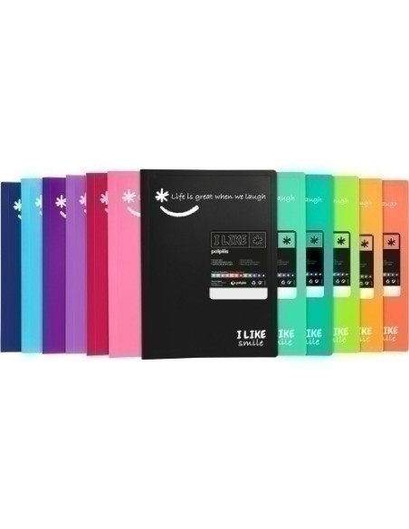 CARPETA FUNDAS TARIFARIO GRAFOPLAS PP EXTRA POLIPLAS LIKE 2 OPACO SURTIDO EXPOSITOR de 20 3x 014313 10 Fundas 6x 014513 20 Funda