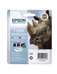 CARTUCHO INKJET EPSON T100640 STYLUS SX600FWOFFICE B40WBX600FW MULTIPACK 3 COLORES Cyan T100240 Magenta T100340 y Amarillo T1004