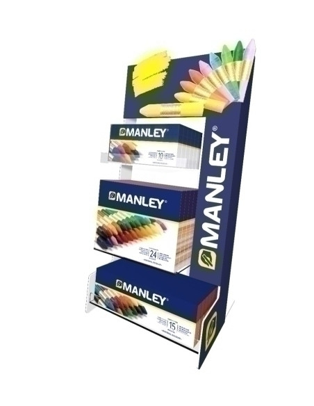 CERAS MANLEY ESTUCHE SURTIDO EXPOSITOR DE 30 10x MNC00033 ESTUCHE DE 10 UD 10x MNC00055 ESTUCHE DE 15 UD 10x MNC00066 ESTUCHE DE