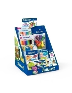 EXPOSITOR HOBBIES PELIKAN SURTIDO DE 14 3x 400191299 ROT COMBINO JUMBO C9 2x 400191320 LAP COL JUMBO TRIANGULARES C12 2x 1004016
