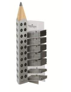 EXPOSITOR LAPICES FABER CASTELL 36 DOCENAS DE GRIP-2001 2B x 6 docenas B   x 12 docenas HB x 12 docenas H   x 3 docenas 2H x 3 d
