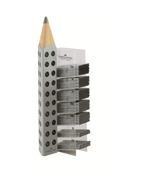 EXPOSITOR LAPICES FABER CASTELL 36 DOCENAS DE GRIP-2001 2B x 6 docenas B   x 12 docenas HB x 12 docenas H   x 3 docenas 2H x 3 d