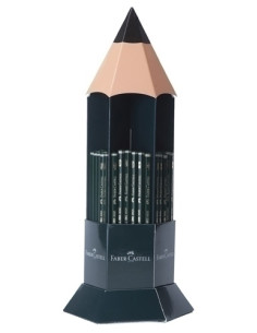 LAPIZ de GRAFITO FABER-CASTELL 9000 EXPOSITOR de 120 contenido 20 udref119000 - HB 20 udref119001 - B 20 udref119002 - 2B 20 udr