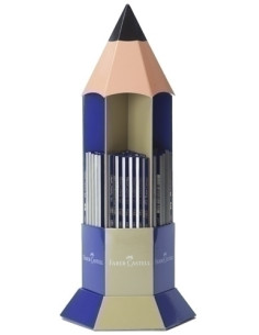 LAPIZ de GRAFITO FABER-CASTELL GOLDFABER-CASTELL 1225 EXPOSITOR de 120 20 udref112500 - HB 20 udref112501 - B 20 udref112502 - 2
