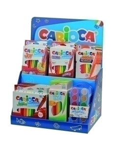 LOTE CARIOCA SCHOOL  7x 40569 CARIOCA JUMBO ESTUCHE DE 12  9x 40614 CARIOCA JOY ESTUCHE DE 12  9x 41457 CARIOCA BIRELLO CAJA DE 