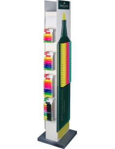 MARCADOR FLUOR FABER-CASTELL TEXTLINER SURTIDO EXPOSITOR DE 510 230x TEXTLINER 48 COLORES ESTANDAR  80x TEXTLINER 46 COLORES EST