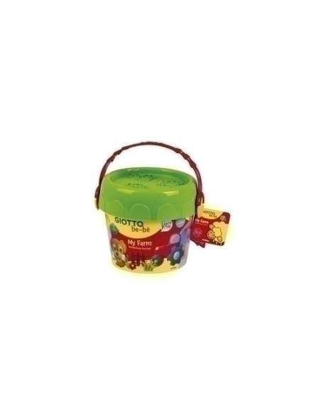 PASTA GIOTTO BEBE COFRE GRANJA  JUGAR  ACCESORIOS 8 blíster de plastilina de 50gr accesorios para modelar 2 moldes y personajes