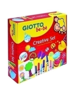PASTA GIOTTO BEBE CREATIVE SET 1x 100g Giotto be-be Pasta para Jugar Rojo 1x 100g Giotto be-be Pasta para Jugar Amarillo 1x 100g