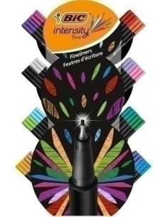 ROLLER BIC INTENSITY FINE EXPOSITOR DE 132 12x 942070 INTENSITY AZUL 12x 942069 INTENSITY NEGRO 12x 942084 INTENSITY ROJO 12x 94