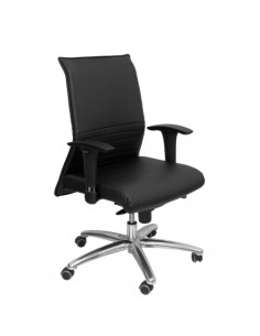 SILLA PIQUERAS Y CRESPO ALBACETE CONFIDENTE BRAZOS CROMADOS REGULABLES MECANISMO SINCRO ASIENTO Y RESPALDO TAPIZADO SIMILPIEL NE