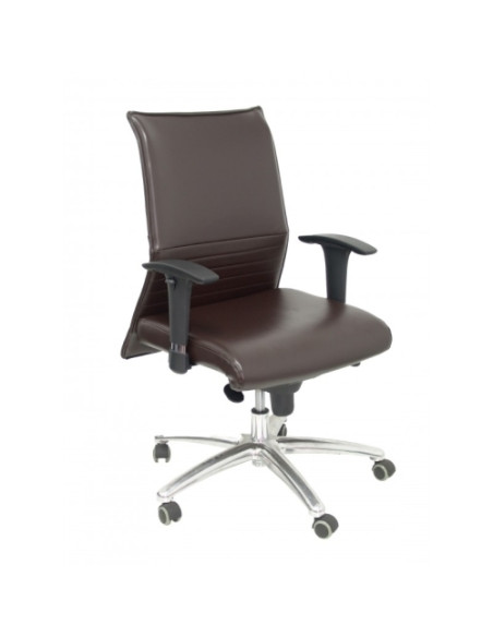 SILLA PIQUERAS Y CRESPO ALBACETE XL CONFIDENTE HASTA 160 kg BRAZOS CROMADOS REGULABLES MECANISMO SINCRO ASIENTO Y RESPALDO REFOR