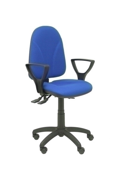 SILLA PIQUERAS Y CRESPO ALGARRA BRAZOS FIJOS MECANISMO CONTACTO PERMANENTE REGULABLE EN ALTURA RUEDAS de NYLON ASIENTO Y RESPALD