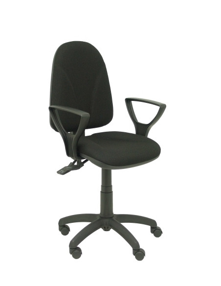 SILLA PIQUERAS Y CRESPO ALGARRA BRAZOS FIJOS MECANISMO CONTACTO PERMANENTE REGULABLE EN ALTURA RUEDAS de NYLON ASIENTO Y RESPALD