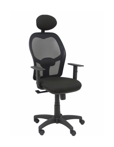 SILLA PIQUERAS Y CRESPO ALOCEN BRAZOS REGULABLES CABECERO INCLUIDO MECANISMO SINCRO REFUERZO LUMBAR RUEDAS NYLON RESPALDO MALLA 