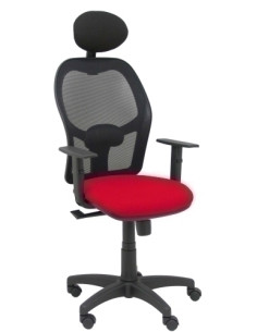 SILLA PIQUERAS Y CRESPO ALOCEN BRAZOS REGULABLES CABECERO INCLUIDO MECANISMO SINCRO REFUERZO LUMBAR RUEDAS NYLON RESPALDO MALLA 