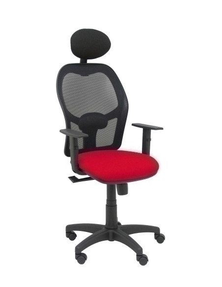 SILLA PIQUERAS Y CRESPO ALOCEN BRAZOS REGULABLES CABECERO INCLUIDO MECANISMO SINCRO REFUERZO LUMBAR RUEDAS NYLON RESPALDO MALLA 