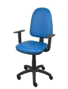 SILLA PIQUERAS Y CRESPO AYNA BRAZOS REGULABLES MECANISMO CONTACTO PERMANENTE CON REGULACION DE PROFUNDIDAD ASIENTO Y RESPALDO TA