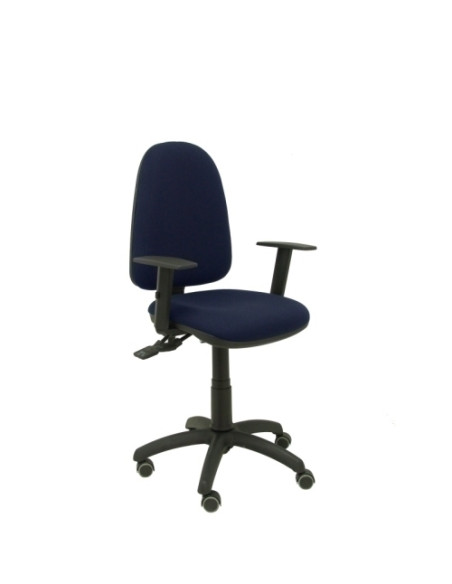 SILLA PIQUERAS Y CRESPO AYNA S CON BRAZOS REGULABLES RUEDAS de PARQUET MECANISMO CONTACTO PERMANENTE CON REGULACION DE PROFUNDID