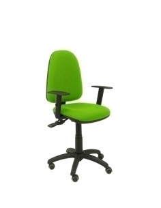 SILLA PIQUERAS Y CRESPO AYNA S CON BRAZOS REGULABLES RUEDAS de PARQUET MECANISMO CONTACTO PERMANENTE CON REGULACION DE PROFUNDID