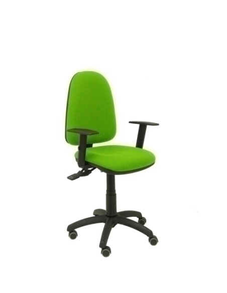 SILLA PIQUERAS Y CRESPO AYNA S CON BRAZOS REGULABLES RUEDAS de PARQUET MECANISMO CONTACTO PERMANENTE CON REGULACION DE PROFUNDID