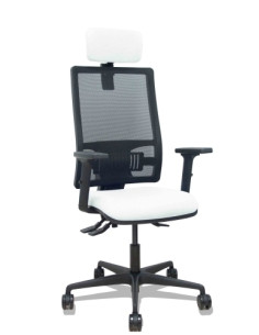 SILLA PIQUERAS Y CRESPO BORMATE BRAZOS 2D APOYO LUMBAR Y CABECERO REGULABLES MECANISMO ASINCRO RUEDAS NYLON de 65 RESPALDO DE MA