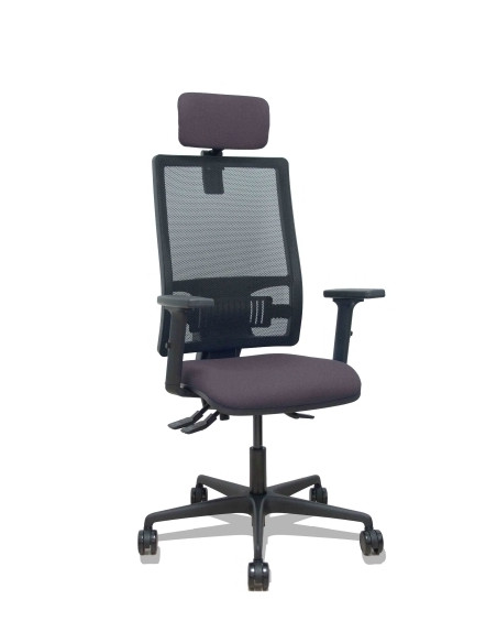 SILLA PIQUERAS Y CRESPO BORMATE BRAZOS 2D APOYO LUMBAR Y CABECERO REGULABLES MECANISMO ASINCRO RUEDAS NYLON de 65 RESPALDO DE MA