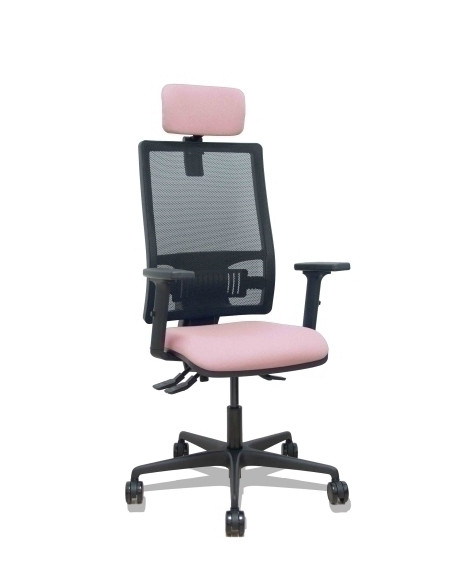 SILLA PIQUERAS Y CRESPO BORMATE BRAZOS 2D APOYO LUMBAR Y CABECERO REGULABLES MECANISMO ASINCRO RUEDAS NYLON de 65 RESPALDO DE MA