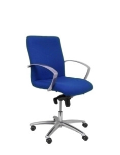 SILLA PIQUERAS Y CRESPO CAUDETE CONFIDENTE BRAZOS FIJOS MECANISMO BASCULANTE REGULABLE EN ALTURA ASIENTO Y RESPALDO TAPIZADO BAL