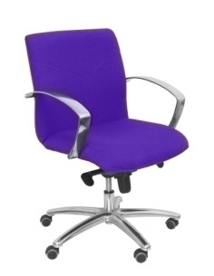 SILLA PIQUERAS Y CRESPO CAUDETE CONFIDENTE BRAZOS FIJOS MECANISMO BASCULANTE REGULABLE EN ALTURA ASIENTO Y RESPALDO TAPIZADO BAL