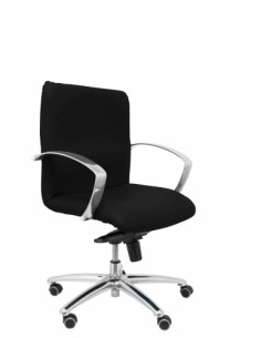 SILLA PIQUERAS Y CRESPO CAUDETE CONFIDENTE BRAZOS FIJOS MECANISMO BASCULANTE REGULABLE EN ALTURA ASIENTO Y RESPALDO TAPIZADO SIM