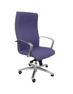 SILLA PIQUERAS Y CRESPO CAUDETE DIRECCION BRAZOS FIJOS CROMADOS MECANISMO BASCULANTE MULTIPOSICION Y ALTURA AJUSTABLE GRAN CONFO