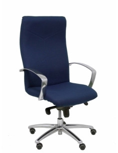 SILLA PIQUERAS Y CRESPO CAUDETE DIRECCION BRAZOS FIJOS CROMADOS MECANISMO BASCULANTE MULTIPOSICION Y ALTURA AJUSTABLE GRAN CONFO