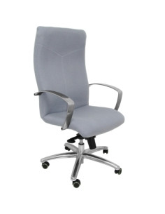 SILLA PIQUERAS Y CRESPO CAUDETE DIRECCION BRAZOS FIJOS CROMADOS MECANISMO BASCULANTE MULTIPOSICION Y ALTURA AJUSTABLE GRAN CONFO